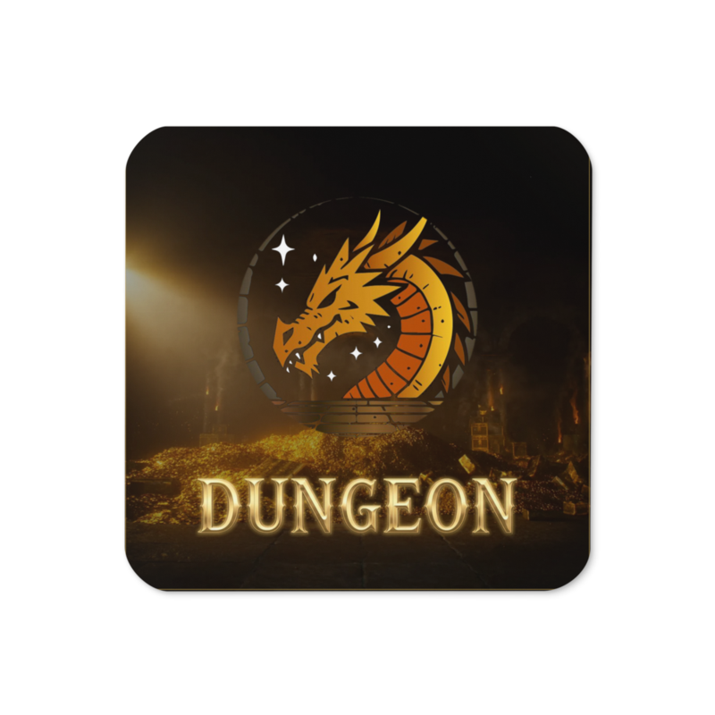 Dungeon Crest Coaster — front view