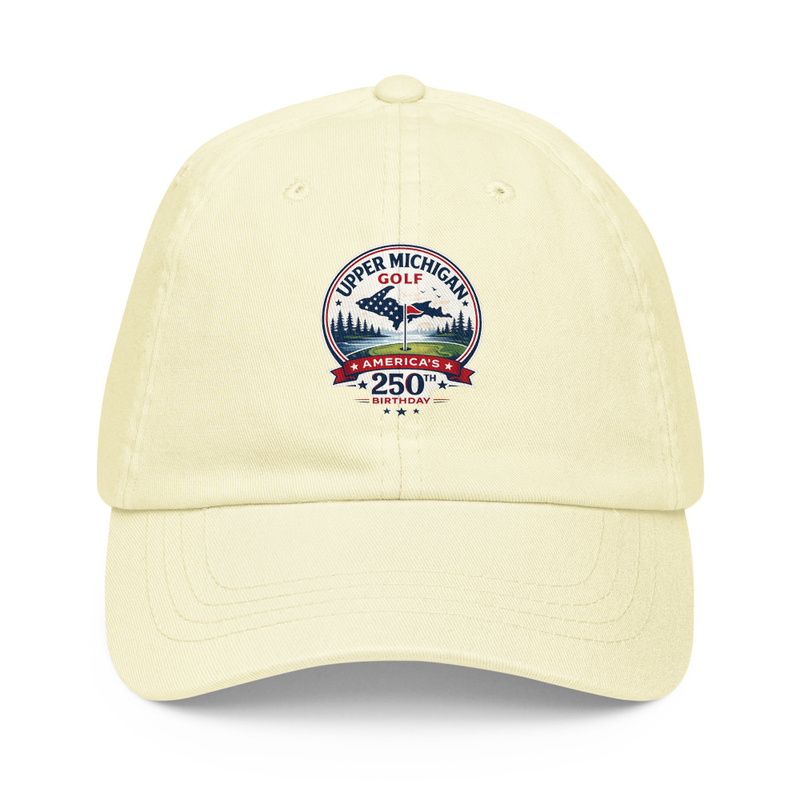 UP Golf #6 Pastel baseball hat – One size, Pastel Lemon