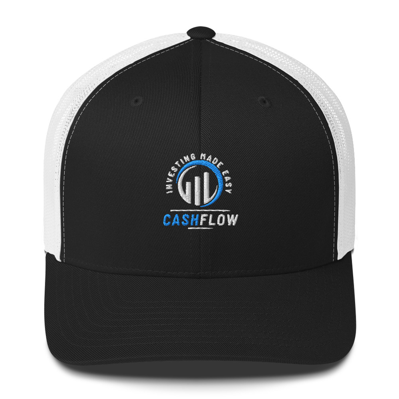 Cashflow Investing Inc Hat v.1 – One size, Black/ White