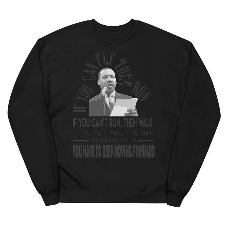 Martin Luther King Jr - Motivational Speech Unisex fleece sweatshirt