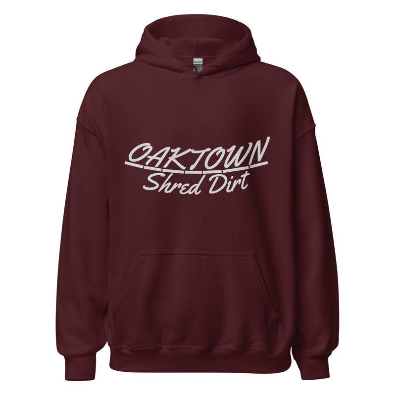 Unisex Hoodie Silver Text