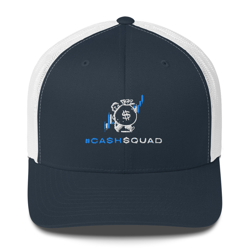 #CashSquad Hat v.1 – One size, Navy/ White