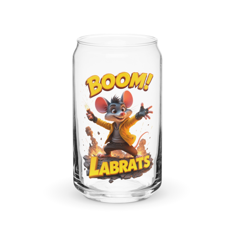 Boomer Blazeclaw Boom 16oz Can Glass