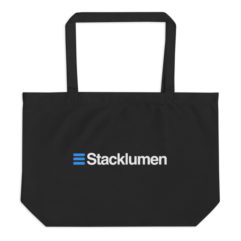 Stacklumen organic tote bag