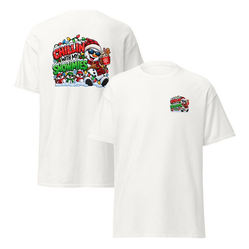 Chillin with my Snomies Unisex classic tee – S, White