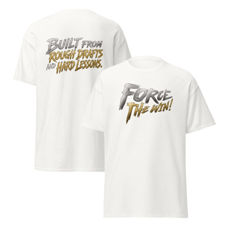 MADE FROM SCRATCH Classic T – S, White