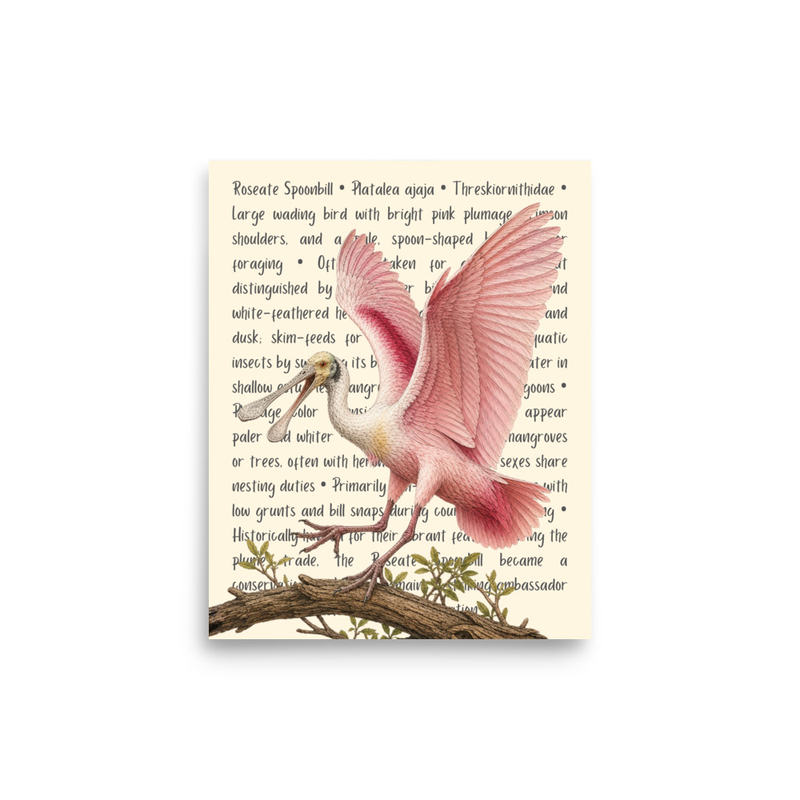 Roseate Spoonbill Open Edition Proof