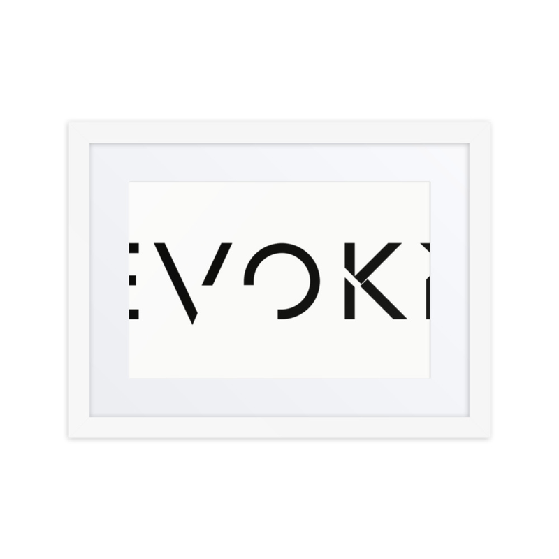 Framed poster / 12″×16″