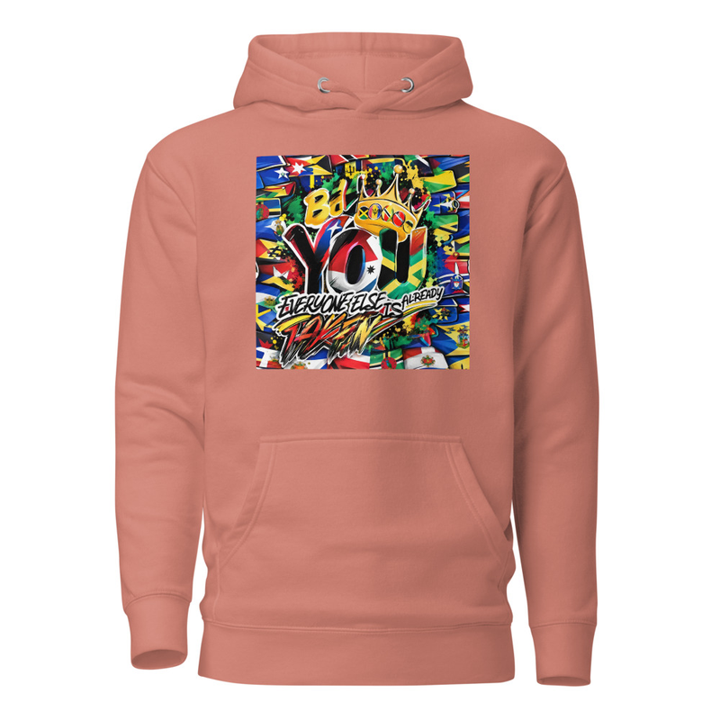 Unisex Hoodie – S, Dusty Rose