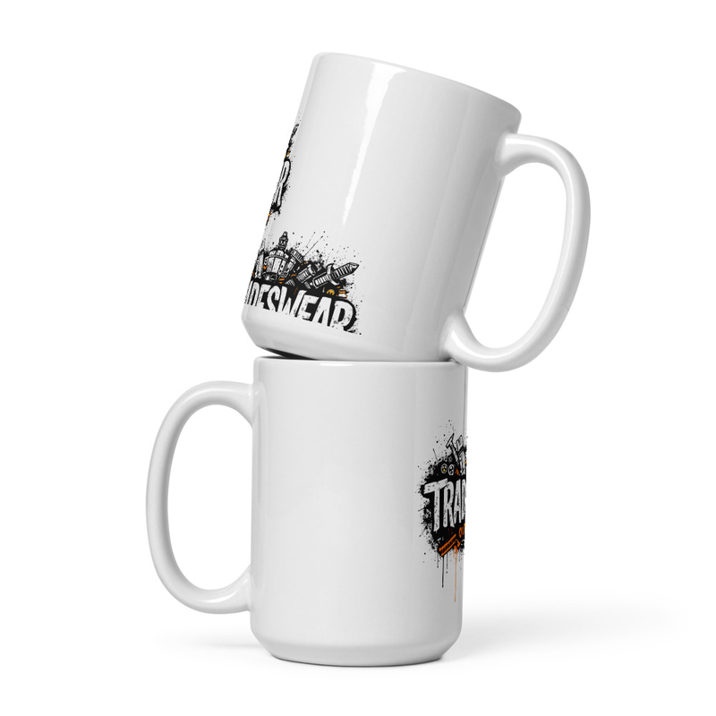 White glossy mug – 15 oz, White
