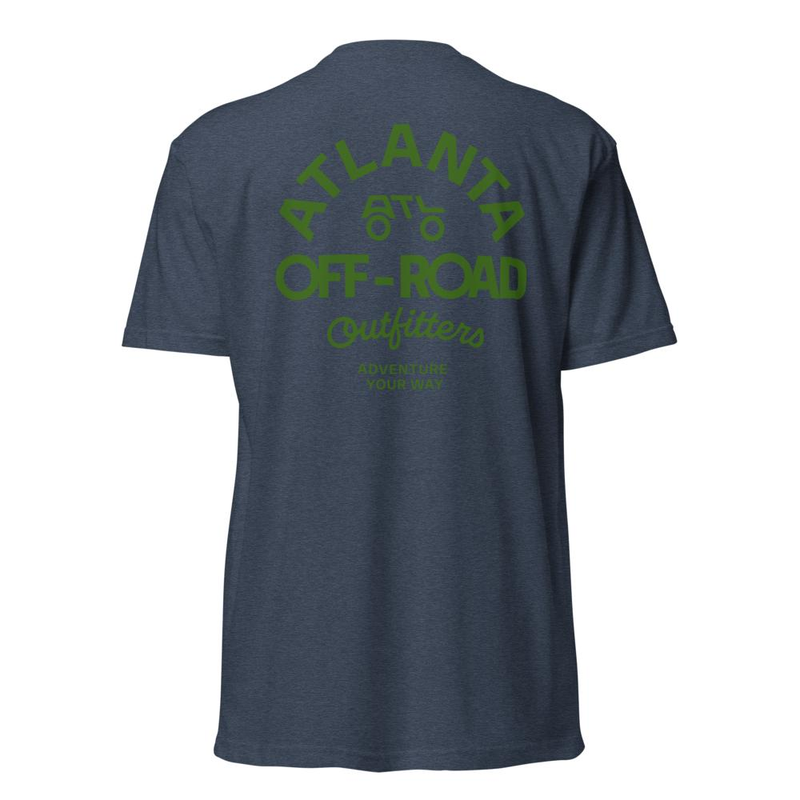 Brand Mark T-Shirt (F/R) - GREEN LOGO – XS, Midnight Navy