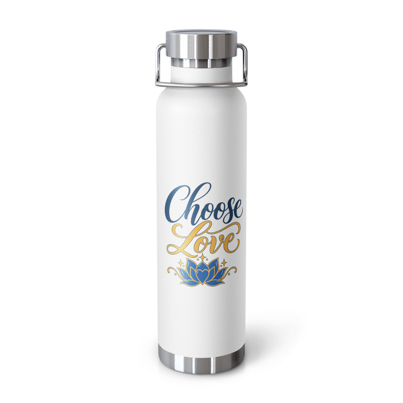Choose Love Copper Vacuum Insulated Bottle