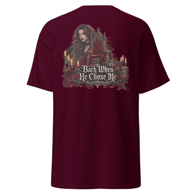 Scarlette Pearse Back When He Chose Me Unisex classic tee