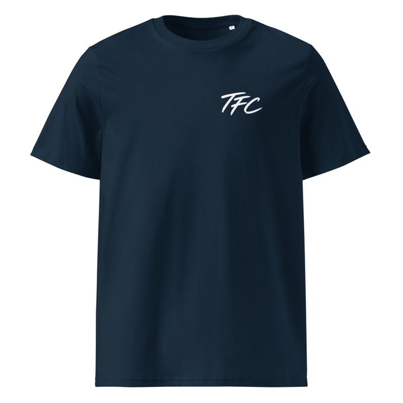 TFC Unisex Organic Cotton T-Shirt – M, French Navy
