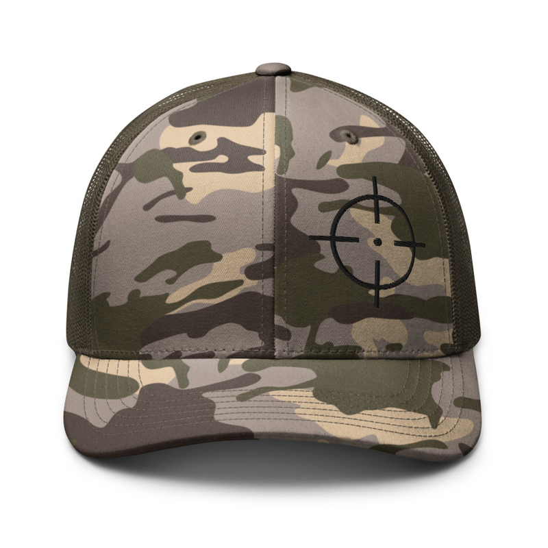 Accurate Arms Camouflage trucker hat