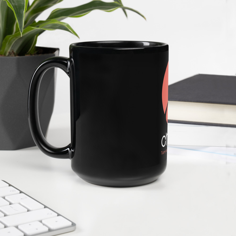 Channl Black Coffee Mug