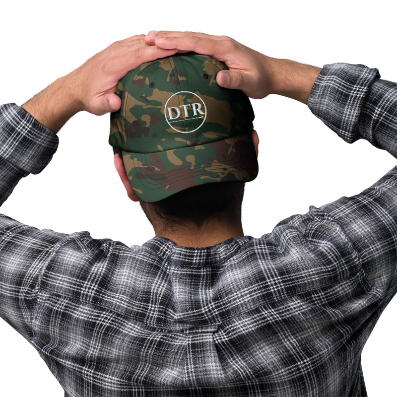 Dad Hat White Logo