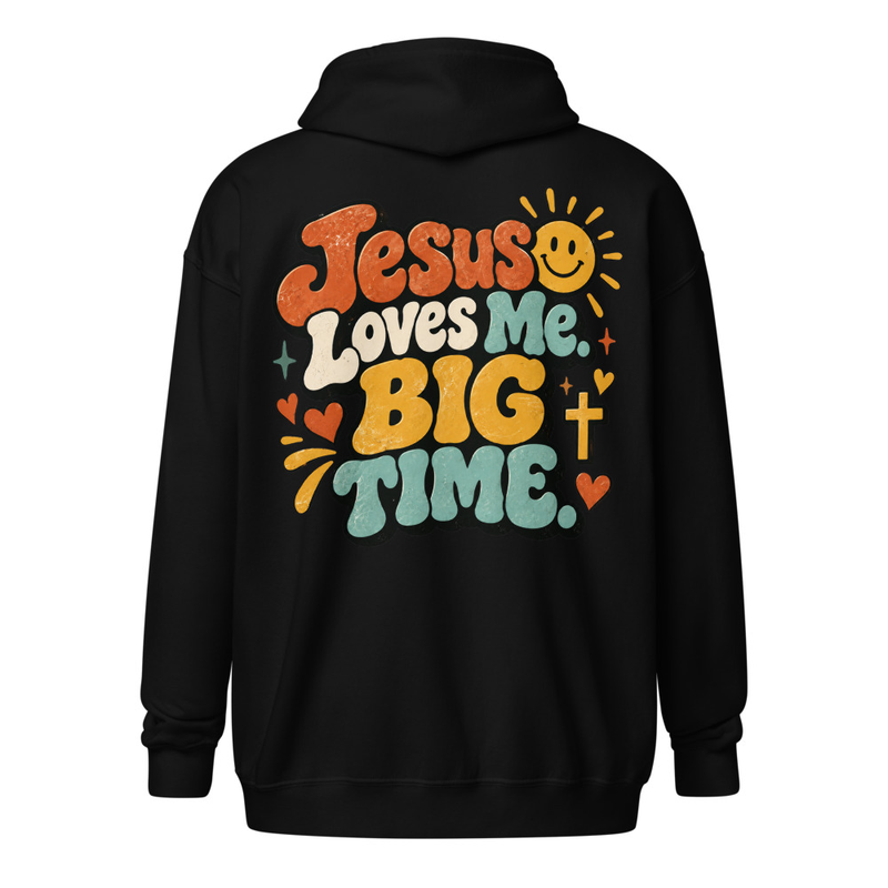 Jesus Loves Zip Hoodie