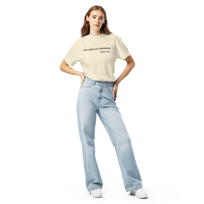 The Lord is my Shepherd Unisex garment-dyed heavyweight t-shirt