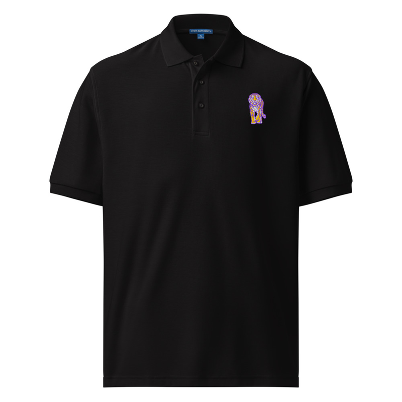 Bayou Traditions Tiger Embroidered Polo Shirt