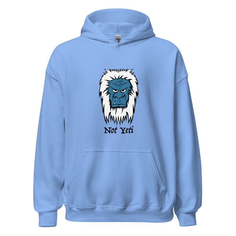 Not Yeti Hoodie — Carolina Blue