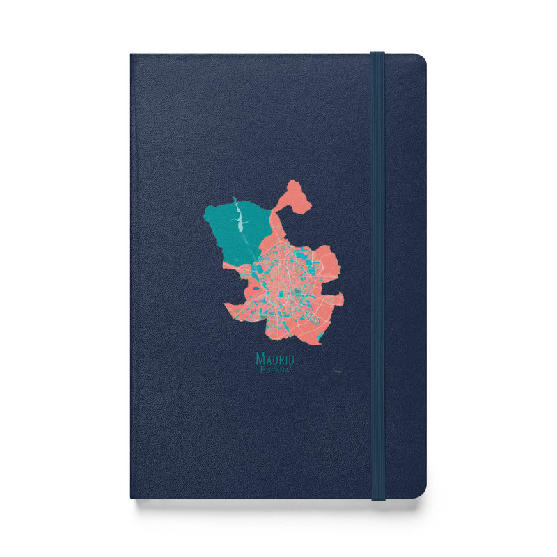 Hardcover bound notebook view 2