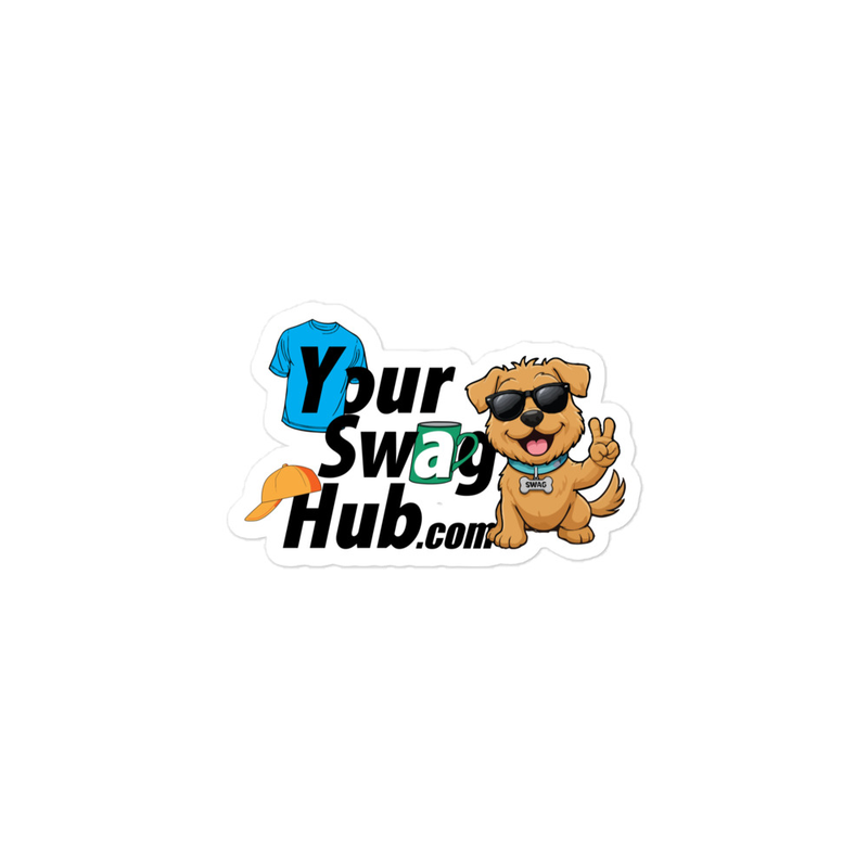 Your Swag Hub Stacked Logo Sticker