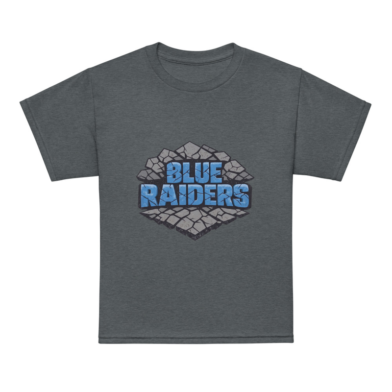 Youth Blue Raiders Rock t-shirt – XL, Dark Heather