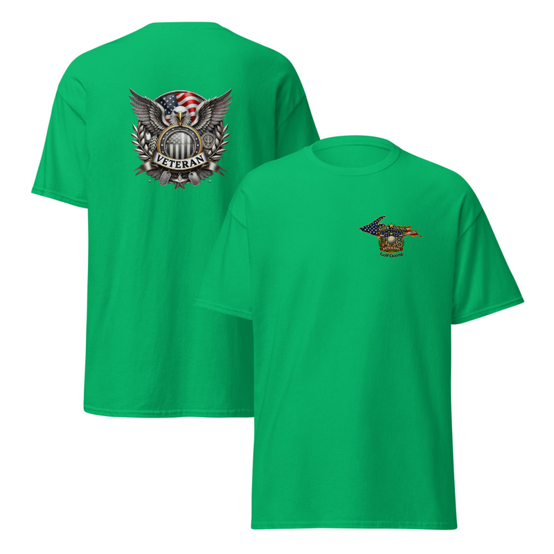 Alger County Veteran Unisex classic tee – S, Irish Green