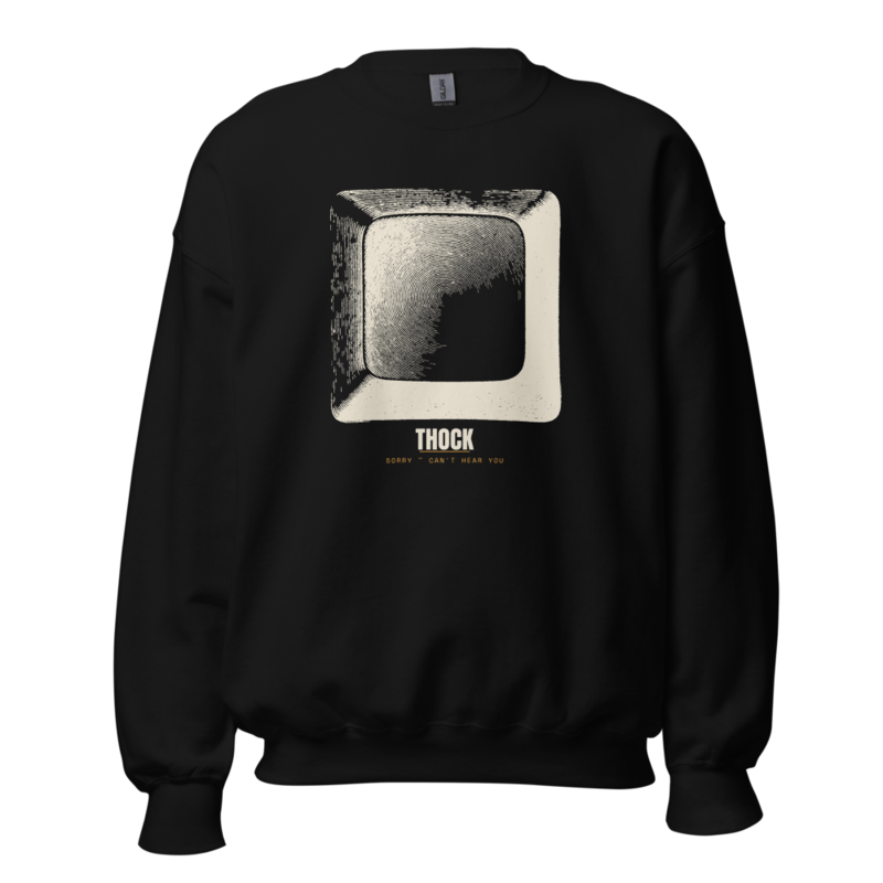 Thock Crewneck mockup