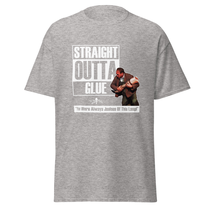 "Straight Outta Glue" Christmas Story Custom – Classic Tee"Straight Outta Glue" Christmas Story Family Custom Limited Edition T-Shirt – S, Sport Grey