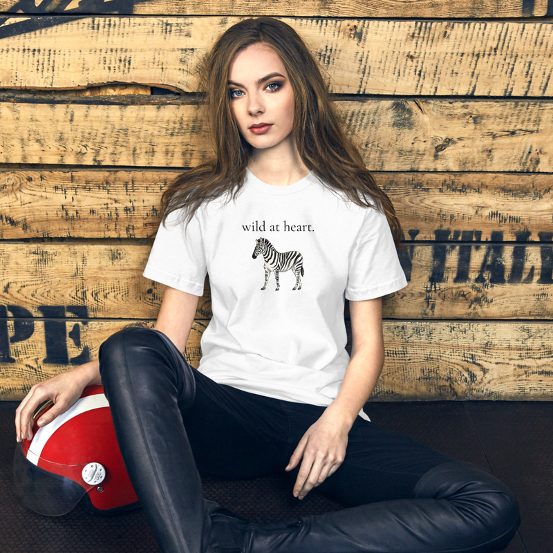 Wild At Heart Tee – XS, White