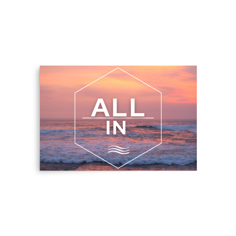 Photo paper poster