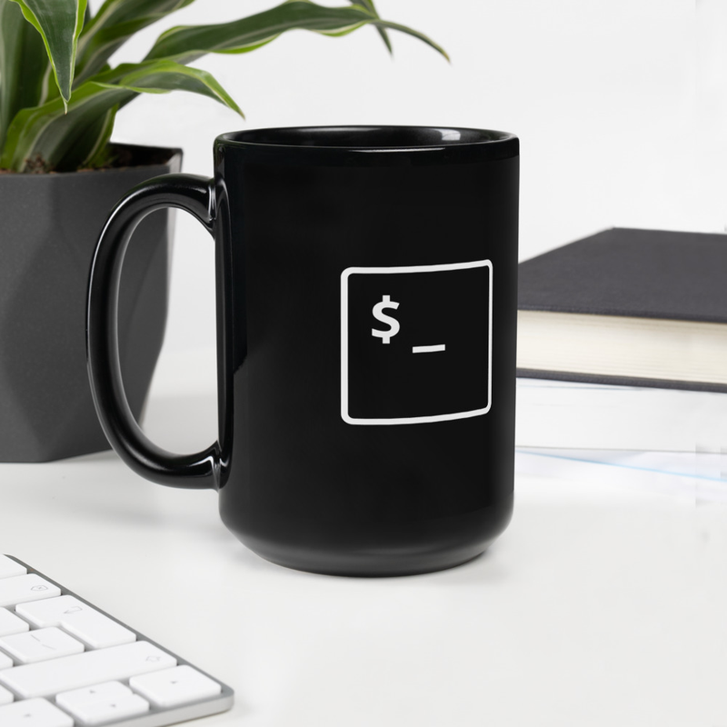 Black Terminal Mug