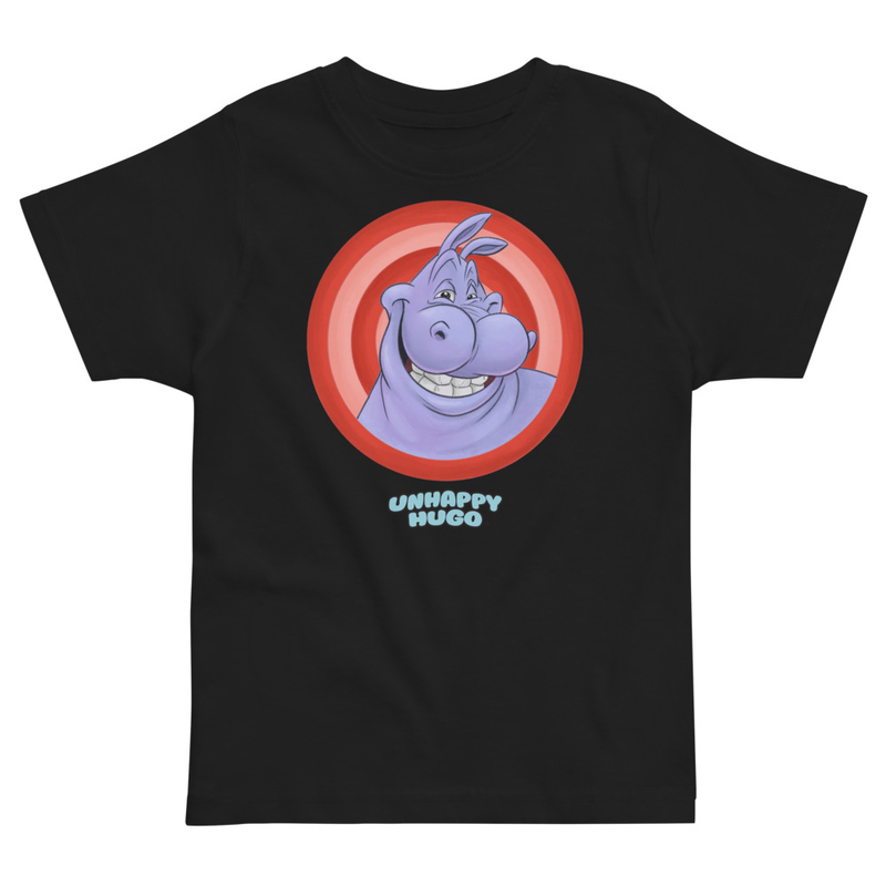 Unhappy Hugo Red Circles T-Shirt for Preschoolers