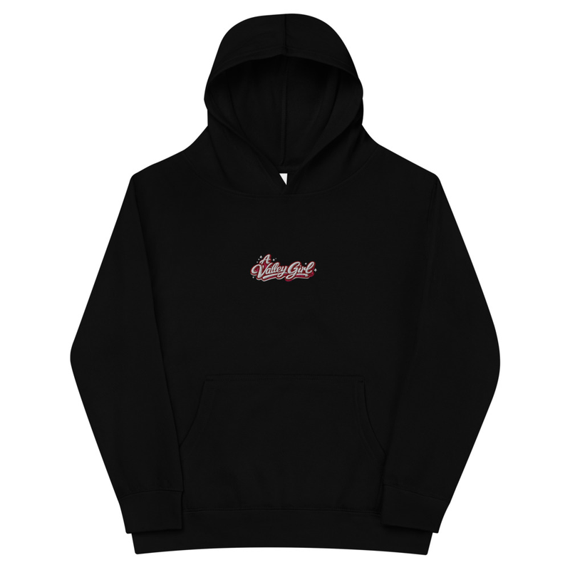 "A Valley Girl" kids embroidered hoodie