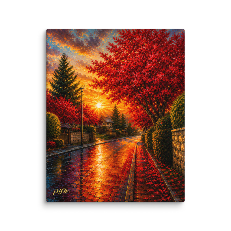 Japanese Cherry Blossom Canvas Print | Vibrant Nature Wall Art