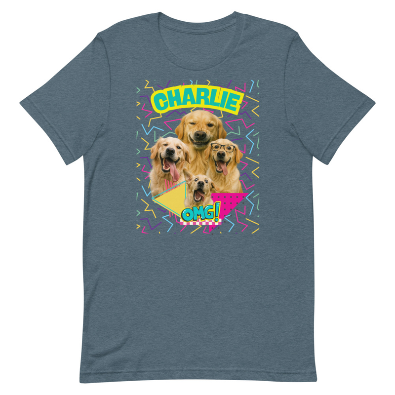 Retro Personalized Pet Party - Unisex t-shirt