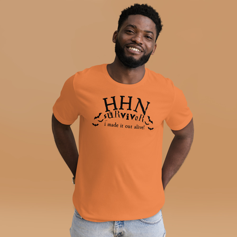 Horror Survivor Tee – 2XL, Burnt Orange