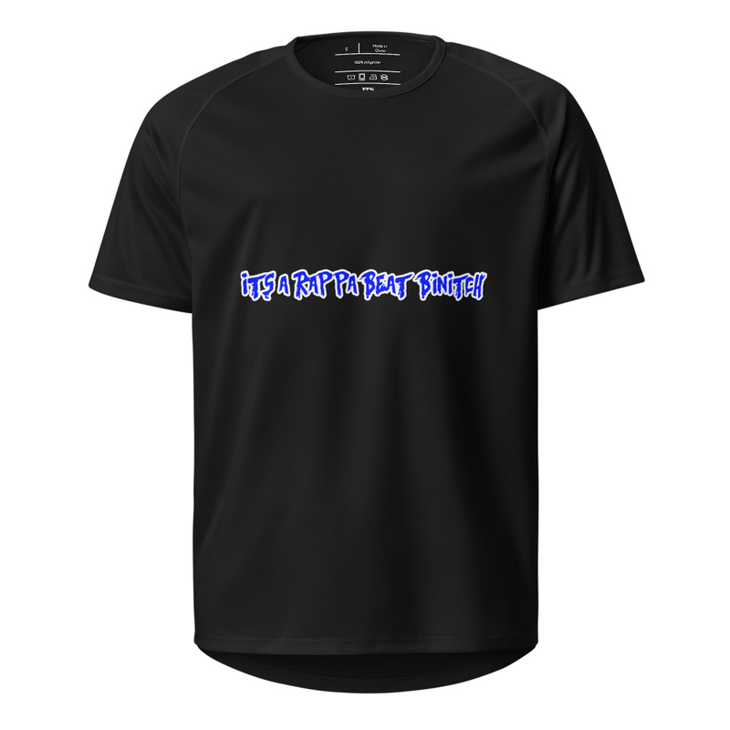 Its A Rappa Beat Bi-Bitch Unisex sports jersey