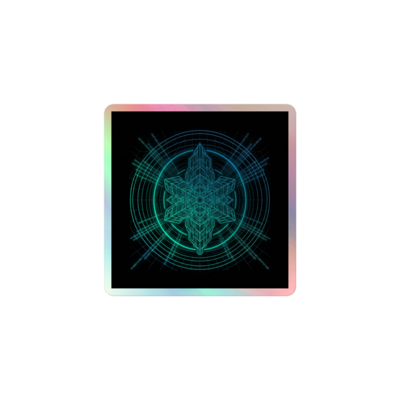 Uncle Benny ® Deep Space Relay IBM Quantum Computer Sticker