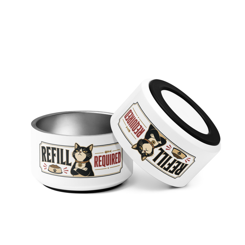 Refill Required Bowl in White