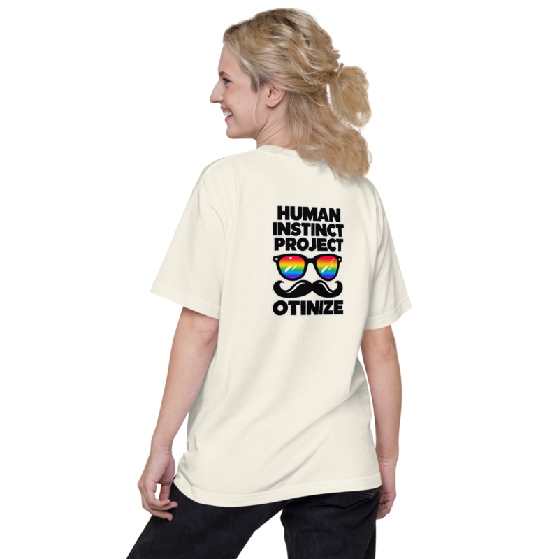 human instinct project tee（アイボリー）