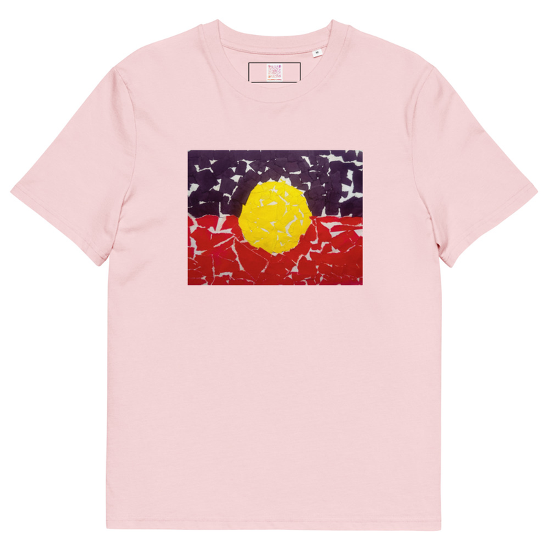 Aboriginal Flag - Unisex Organic Cotton Tee – Image 10