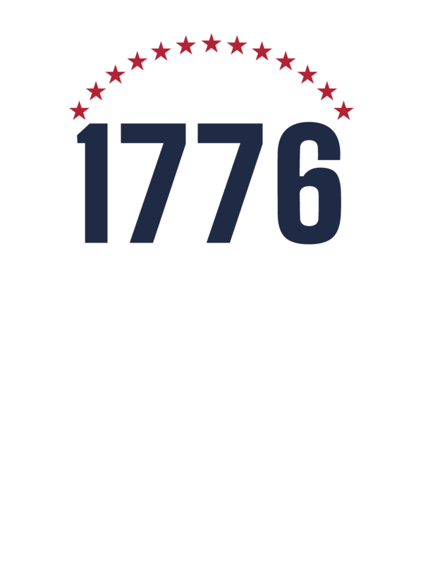 1776 thirteen stars tee — Size: S, Color: Black