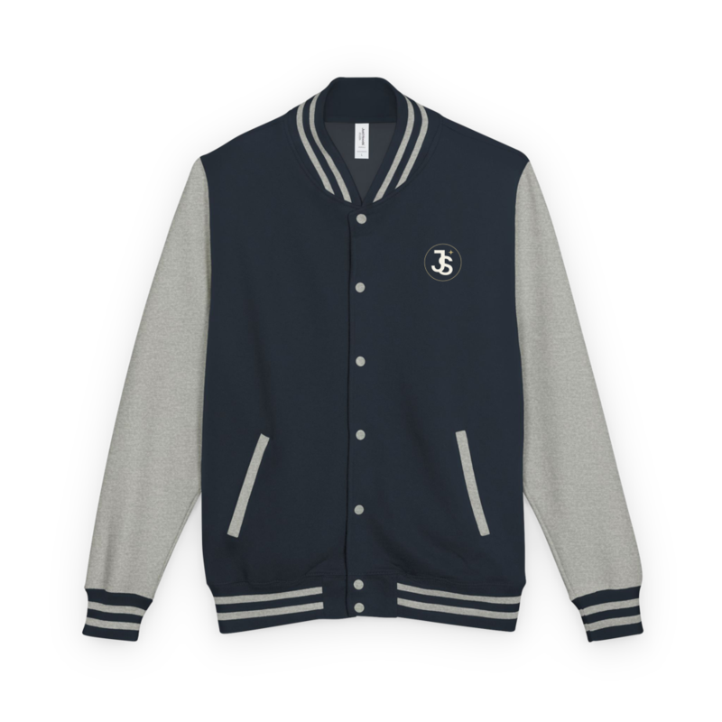 Midnight Letterman Jacket — Dawn Over the Seine Edition