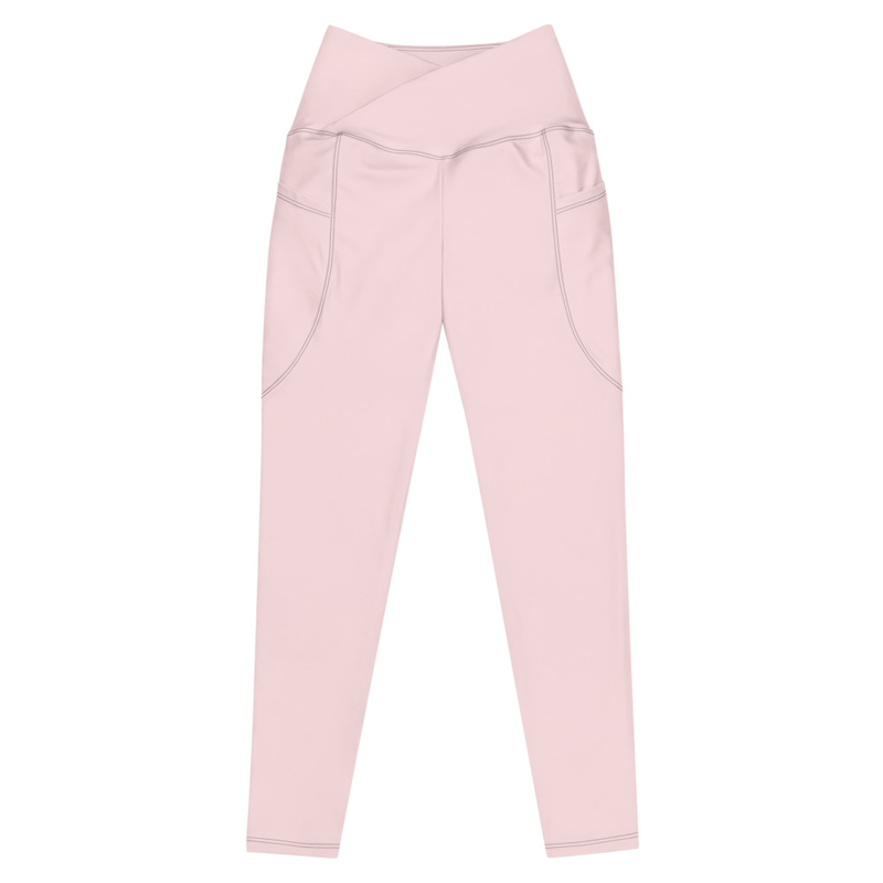 Crossover leggings with pockets p