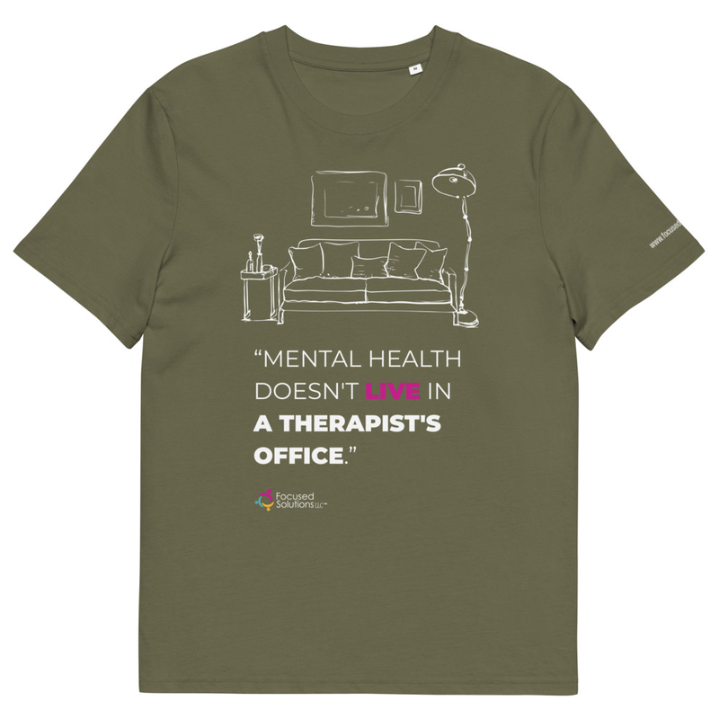 "Therapy Everywhere" Unisex Organic Cotton T-Shirt – Image 5