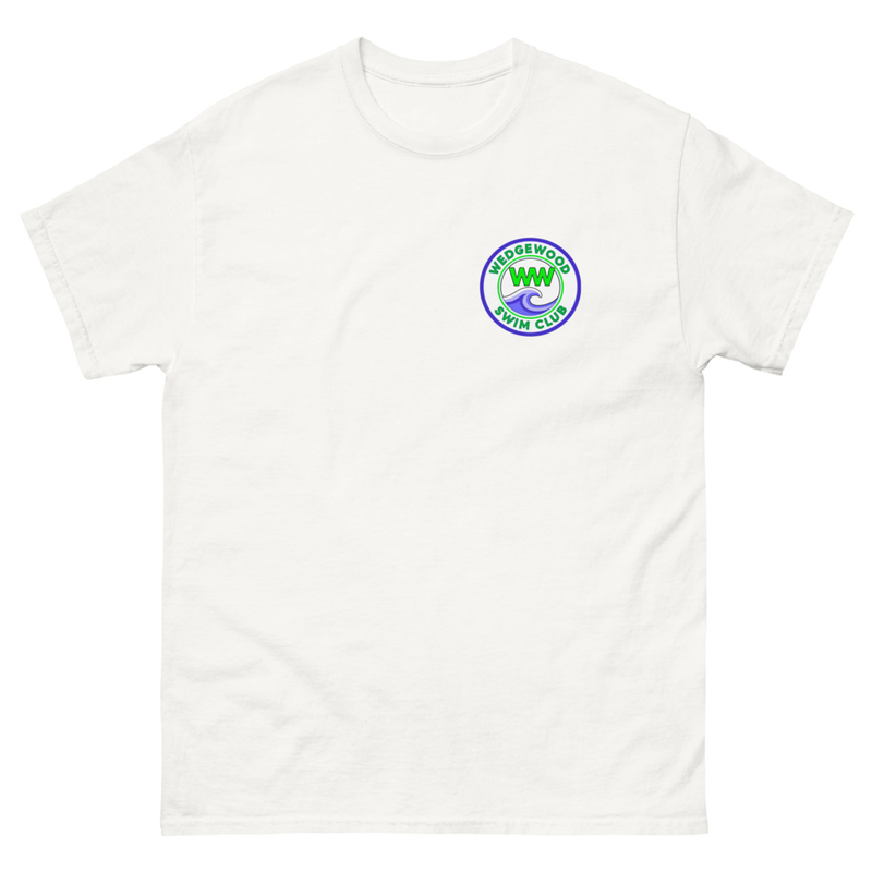 Unisex classic tee small logo – S, White