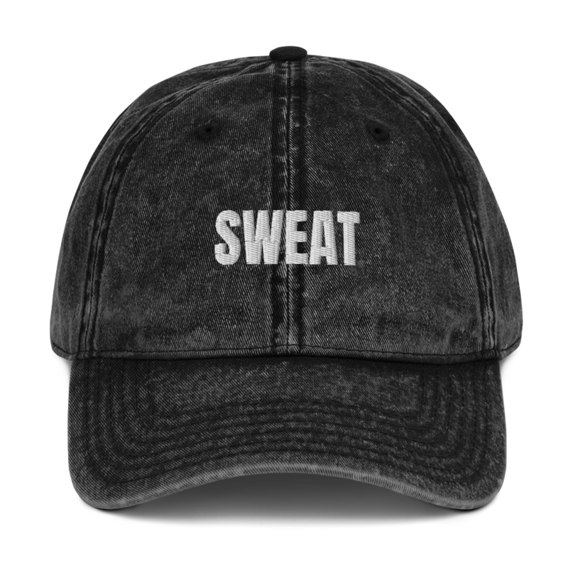 SWEAT Dad Hat mockup